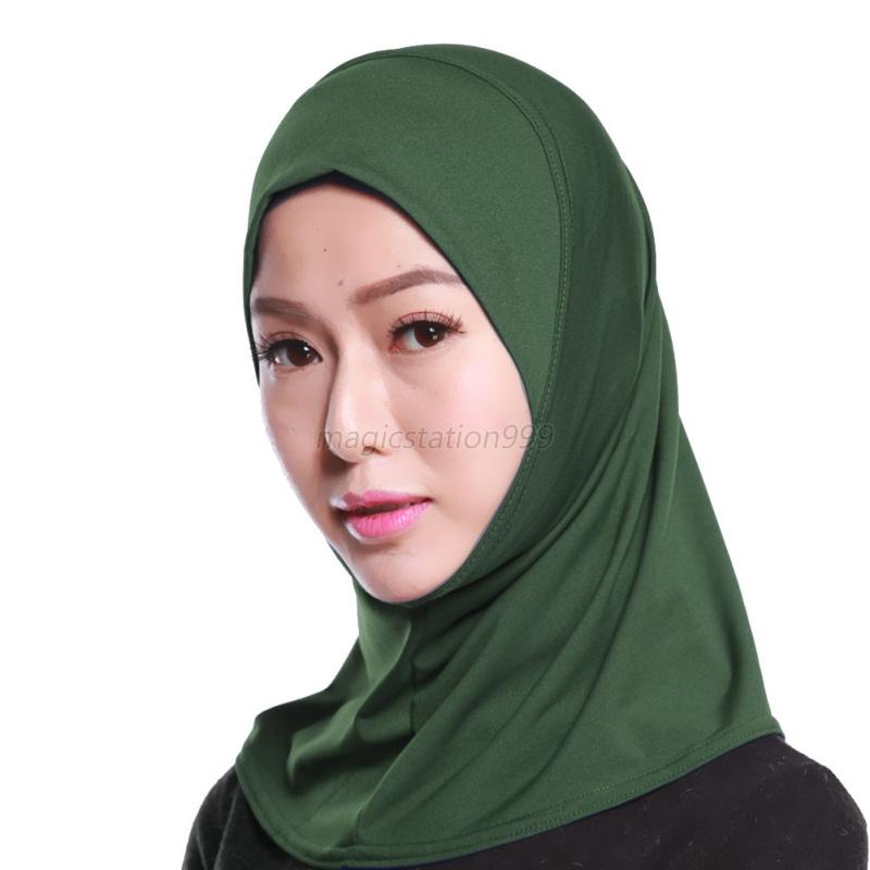 Muslim Women Under Scarf Hat Cap Islamic Ladies Neck Cover Hijab